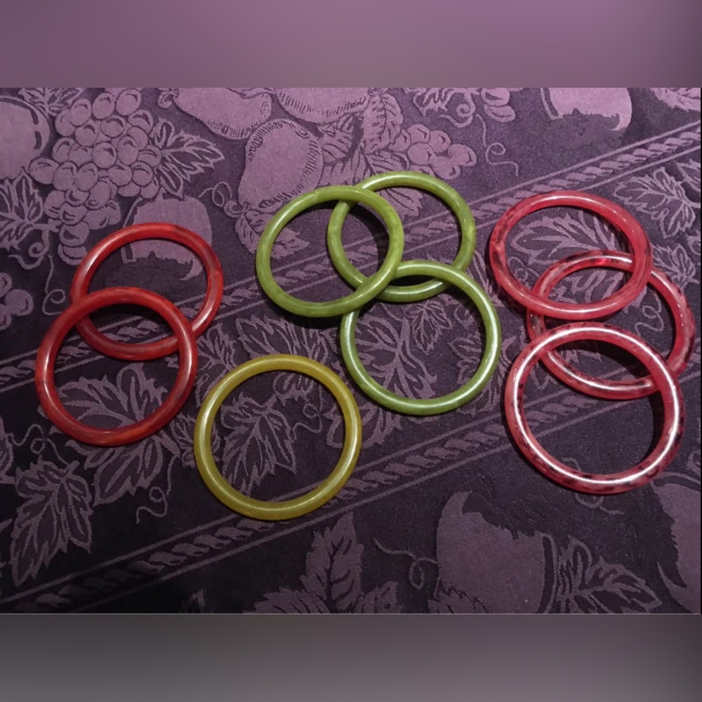 Authentic Bakelite Bangle Bracelets - image 1